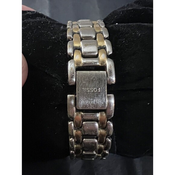 Fossil F2 Women's White Dial Watch Two Tone ES8812- Untested - Picture 6 of 14